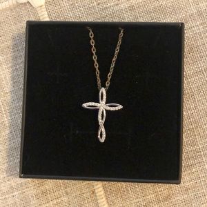 CZ Silver cross